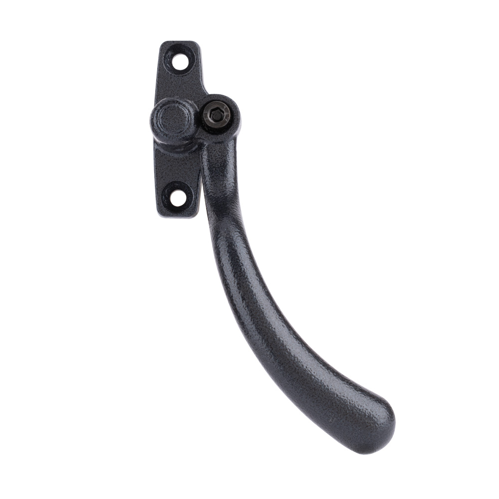 Timber Series Tear Drop Espag Window Handle - (Hex Locking) - (Right Hand) - Antique Black